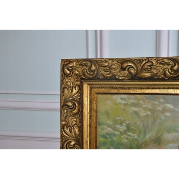 Jacek Malczewski - ZALOTY - Pałacowy Stary Obraz i Rama - Unikat