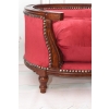 Sofa Kanapa - Pufa Legowisko Dla Psa Kota - Czerwona - Barok - Drewno