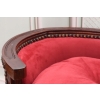 Sofa Kanapa - Pufa Legowisko Dla Psa Kota - Czerwona - Barok - Drewno
