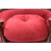 Sofa Kanapa - Pufa Legowisko Dla Psa Kota - Czerwona - Barok - Drewno