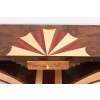 Drewniana Konsola Geometryczna - Stolik Art Deco Komoda - Pomocnik Francja