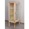 Witryna Francuska - Drewniana Gablota Serwantka - Creme - Złote Okucia