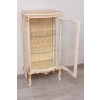 Witryna Francuska - Drewniana Gablota Serwantka - Creme - Złote Okucia
