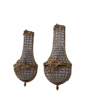 Dwa Kinkiety Ścienne - Lampy Ścienne - Myśliwskie Mosiądz 54CM