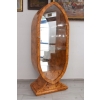 Owalna Witryna Art Deco - Gablotka Serwantka - Salon Gabinet - Gablota