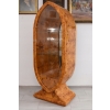 Owalna Witryna Art Deco - Gablotka Serwantka - Salon Gabinet - Gablota