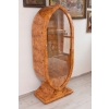 Owalna Witryna Art Deco - Gablotka Serwantka - Salon Gabinet - Gablota