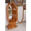 Owalna Witryna Art Deco - Gablotka Serwantka - Salon Gabinet - Gablota