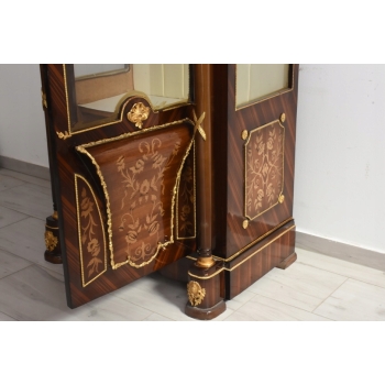 Witryna Francuska Styl Empire - Gablotka Serwantka Regał - Salon Zdobienia