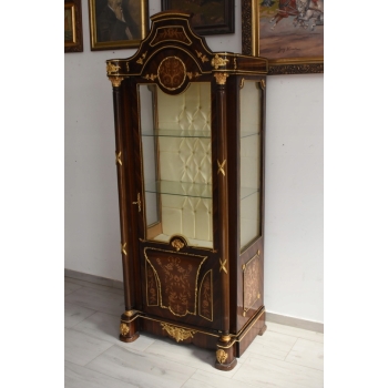 Witryna Francuska Styl Empire - Gablotka Serwantka Regał - Salon Zdobienia