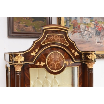 Witryna Francuska Styl Empire - Gablotka Serwantka Regał - Salon Zdobienia