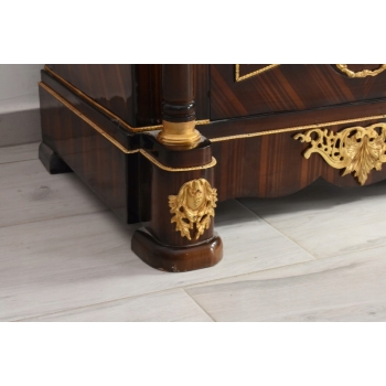 Witryna Francuska Styl Empire - Gablotka Serwantka Regał - Salon Zdobienia