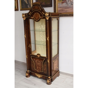 Witryna Francuska Styl Empire - Gablotka Serwantka Regał - Salon Zdobienia