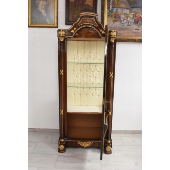 Witryna Francuska Styl Empire - Gablotka Serwantka Regał - Salon Zdobienia