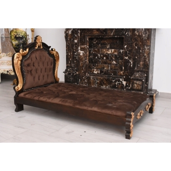 Francuskie Legowisko Dla Psa - Kanapa Sofa Dla Zwierząt - Styl Barok Drewno