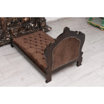 Francuskie Legowisko Dla Psa - Kanapa Sofa Dla Zwierząt - Styl Barok Drewno