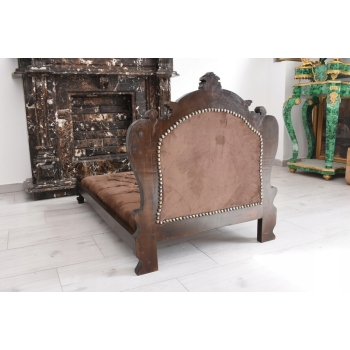 Francuskie Legowisko Dla Psa - Kanapa Sofa Dla Zwierząt - Styl Barok Drewno