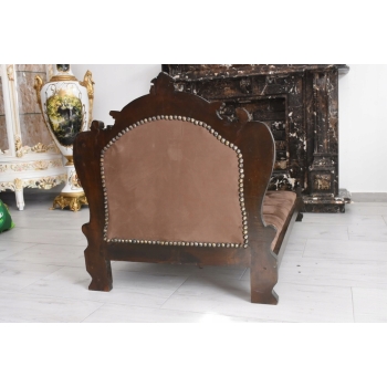 Francuskie Legowisko Dla Psa - Kanapa Sofa Dla Zwierząt - Styl Barok Drewno