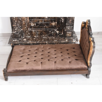 Francuskie Legowisko Dla Psa - Kanapa Sofa Dla Zwierząt - Styl Barok Drewno