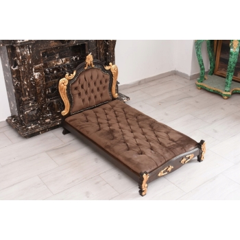 Francuskie Legowisko Dla Psa - Kanapa Sofa Dla Zwierząt - Styl Barok Drewno