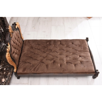 Francuskie Legowisko Dla Psa - Kanapa Sofa Dla Zwierząt - Styl Barok Drewno