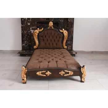 Francuskie Legowisko Dla Psa - Kanapa Sofa Dla Zwierząt - Styl Barok Drewno