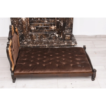 Francuskie Legowisko Dla Psa - Kanapa Sofa Dla Zwierząt - Styl Barok Drewno