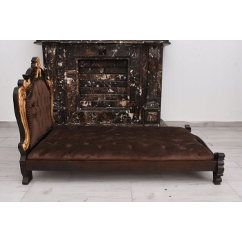 Francuskie Legowisko Dla Psa - Kanapa Sofa Dla Zwierząt - Styl Barok Drewno