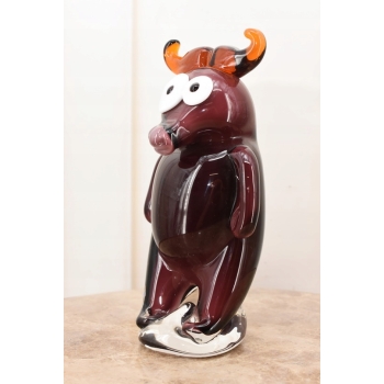 Szkło Murano Style - Nowoczesny Byk Byczek Bull - Figura Rzeźba - Dekoracja