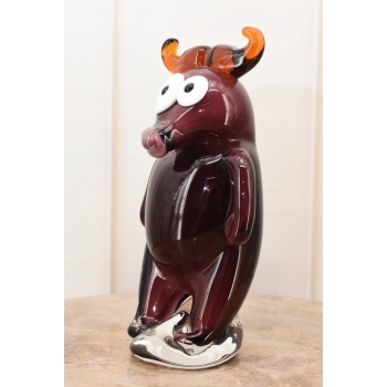 Szkło Murano Style - Nowoczesny Byk Byczek Bull - Figura Rzeźba - Dekoracja