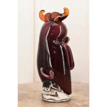 Szkło Murano Style - Nowoczesny Byk Byczek Bull - Figura Rzeźba - Dekoracja