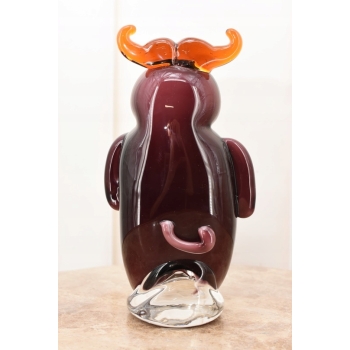Szkło Murano Style - Nowoczesny Byk Byczek Bull - Figura Rzeźba - Dekoracja