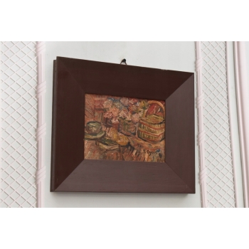 Jan Cybis - Martwa Natura - Kwiaty - Obraz Olejny Na Desce - Dekoracja