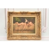 Fischend Amor – Dwa Amory Łowiące Strzały – Anioły Obraz Olejny Złota Rama