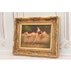 Fischend Amor – Dwa Amory Łowiące Strzały – Anioły Obraz Olejny Złota Rama
