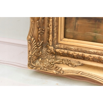 Fischend Amor – Dwa Amory Łowiące Strzały – Anioły Obraz Olejny Złota Rama