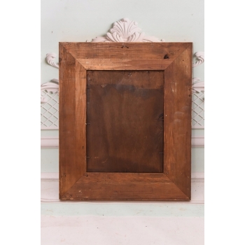 J. Fałat - Drewniany Kościół Na Wzgórzu - Kresy Wschodnie - Zima - Obraz