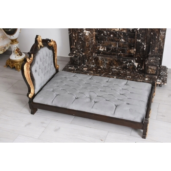 Francuskie Legowisko Dla Psa - Kanapa Sofa Dla Zwierząt - Styl Barok Drewno