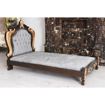 Francuskie Legowisko Dla Psa - Kanapa Sofa Dla Zwierząt - Styl Barok Drewno