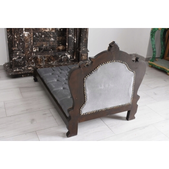 Francuskie Legowisko Dla Psa - Kanapa Sofa Dla Zwierząt - Styl Barok Drewno