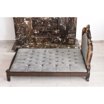 Francuskie Legowisko Dla Psa - Kanapa Sofa Dla Zwierząt - Styl Barok Drewno
