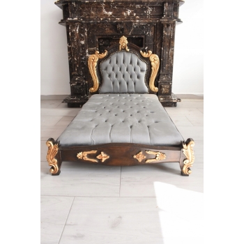Francuskie Legowisko Dla Psa - Kanapa Sofa Dla Zwierząt - Styl Barok Drewno