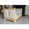 Glamour Legowisko Dla Psa - Kanapa Sofa Dla Zwierząt - Styl Barok Drewno