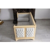 Glamour Legowisko Dla Psa - Kanapa Sofa Dla Zwierząt - Styl Barok Drewno