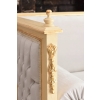 Glamour Legowisko Dla Psa - Kanapa Sofa Dla Zwierząt - Styl Barok Drewno