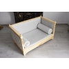 Glamour Legowisko Dla Psa - Kanapa Sofa Dla Zwierząt - Styl Barok Drewno