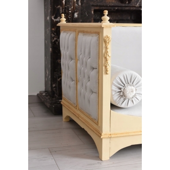 Glamour Legowisko Dla Psa - Kanapa Sofa Dla Zwierząt - Styl Barok Drewno