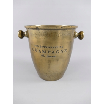 Francuski Cooler na Lod Alkohol - Chłodziarka na Wino Wódkę Stojak Mosiądz