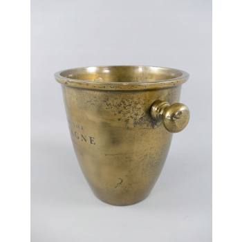 Francuski Cooler na Lod Alkohol - Chłodziarka na Wino Wódkę Stojak Mosiądz