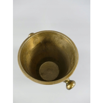 Francuski Cooler na Lod Alkohol - Chłodziarka na Wino Wódkę Stojak Mosiądz